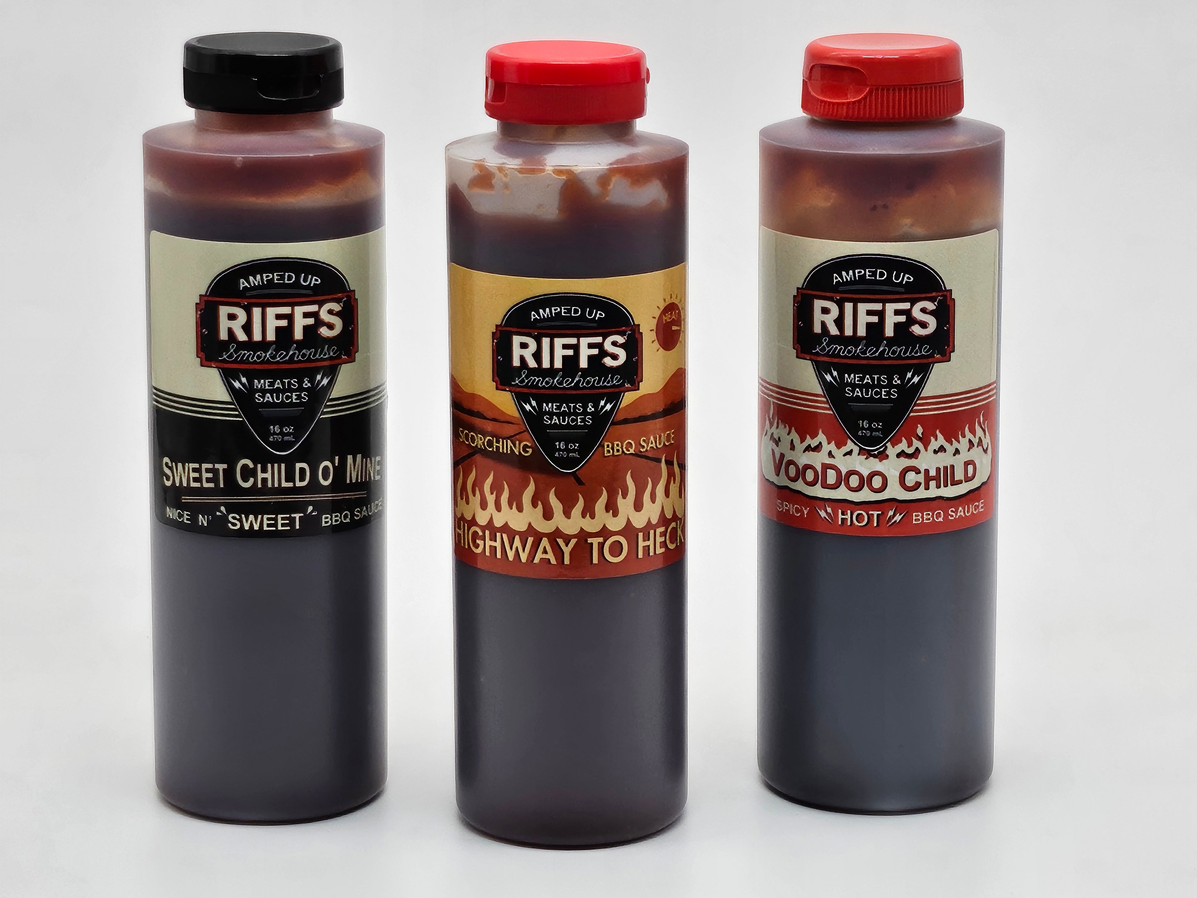Riffs 3 Pack of Sauce – Riffs Smokehouse